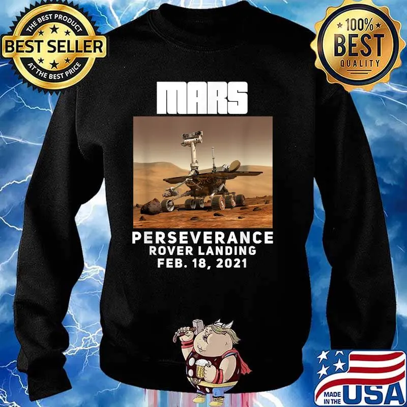Mars Perseverance Rover Landing Shirt Sweater