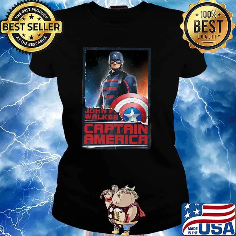 Marvel The Falcon and the Winter Soldier New Captain America Shirt Ladies tee
