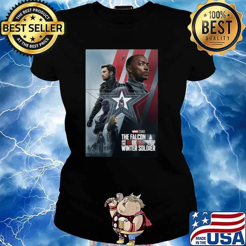 Marvel The Falcon and The Winter Soldier Series Poster Shirt Ladies tee