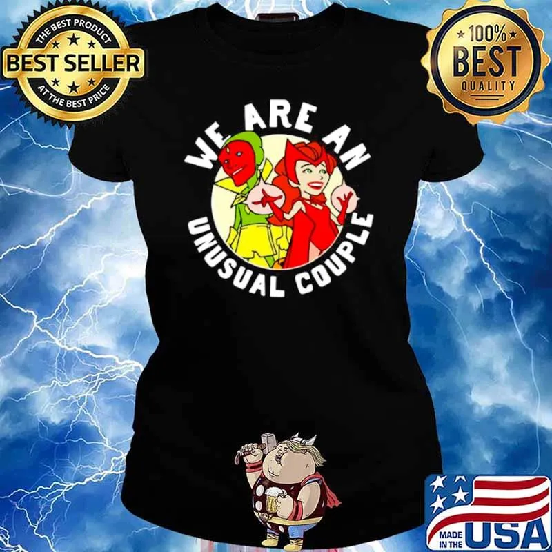 Marvel Wandavision Halloween We Are An Unusual Couple Ladies tee