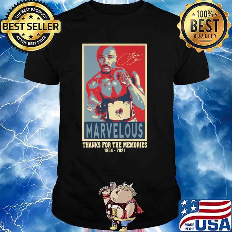 Marvelous Hagler Thanks For The Memories 1954 2021 Signature Retro Shirt