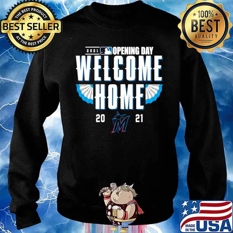 Miami Marlins 2021 Opening Day Welcome Home Sweater