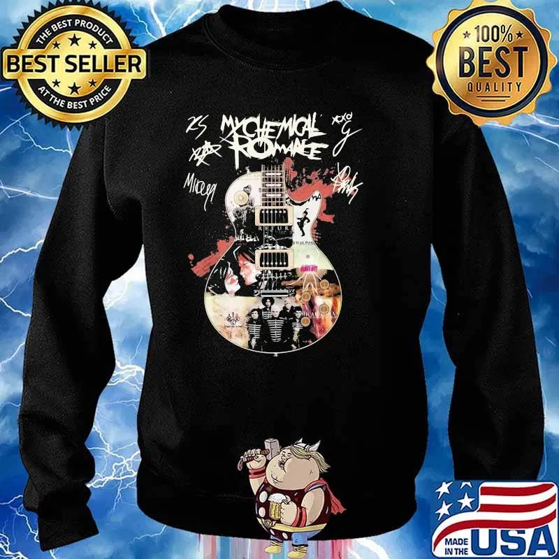 My Chemical Romance Guitar Signature Shirt Sweater