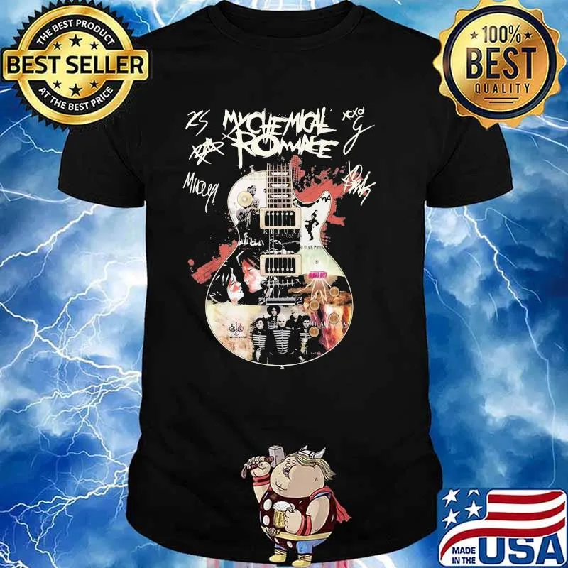 My Chemical Romance Guitar Signature Shirt
