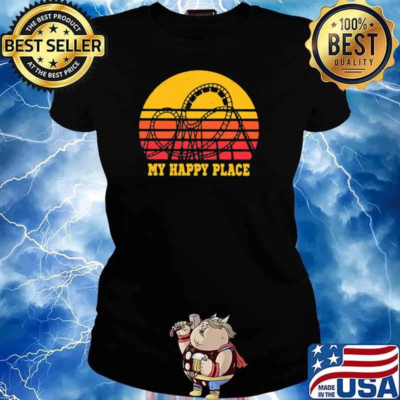 My Happy Place Park Vintage Shirt Ladies tee
