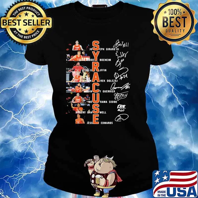 Name And Signature Player Team Syracuse Shirt Ladies tee