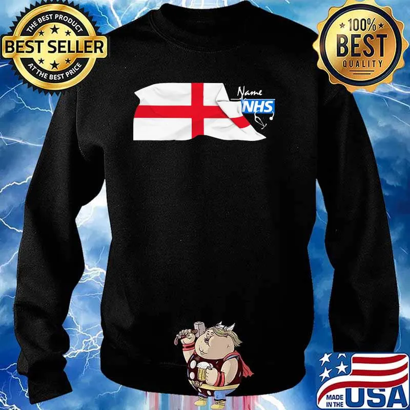 Name Nhs England Flag National Health Service Shirt Sweater