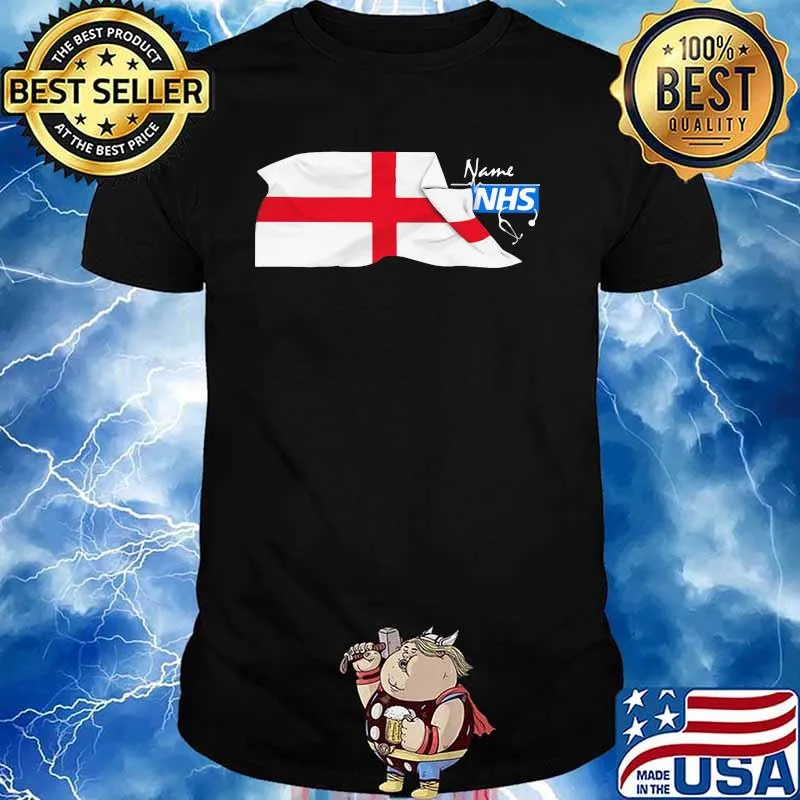 Name Nhs England Flag National Health Service Shirt