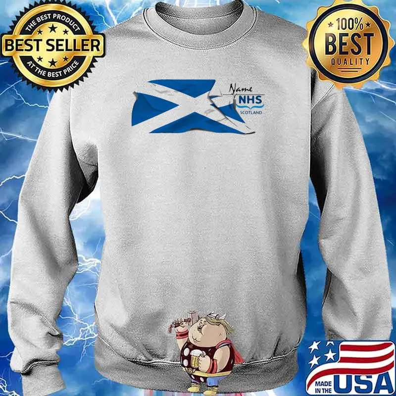Name Nhs Scotland Flag Shirt Sweater