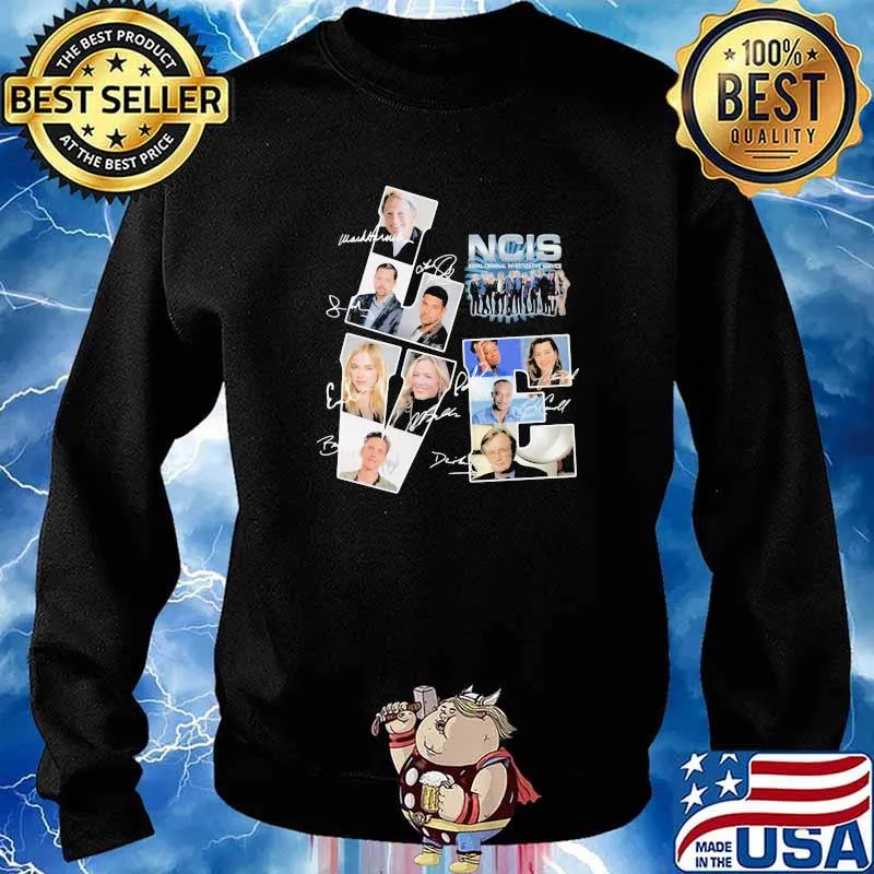 NCIS Naval Crimal Investigative Love Signature Shirt Sweater