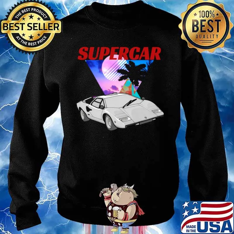 Nice retro style1990s Supercar Sweater