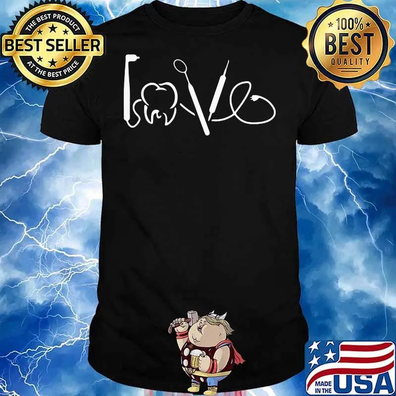 Official Amour Dentiste Journee Du Dentiste Cadeau Pour Dentiste Shirt