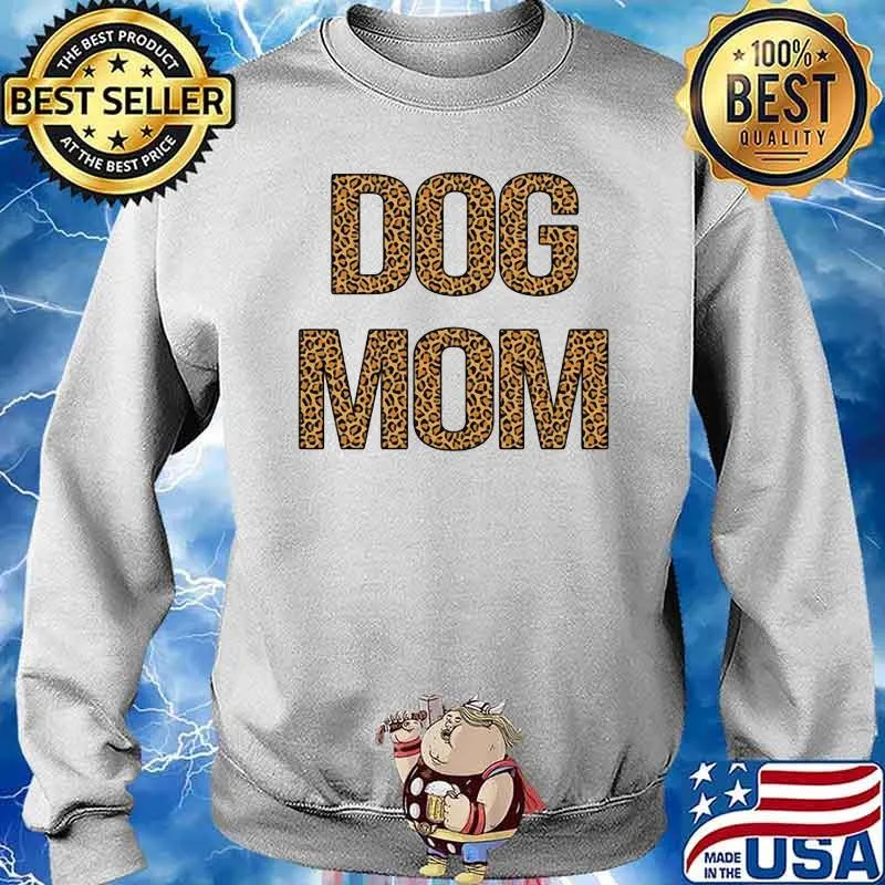 Official Dog mom leopard Sweater