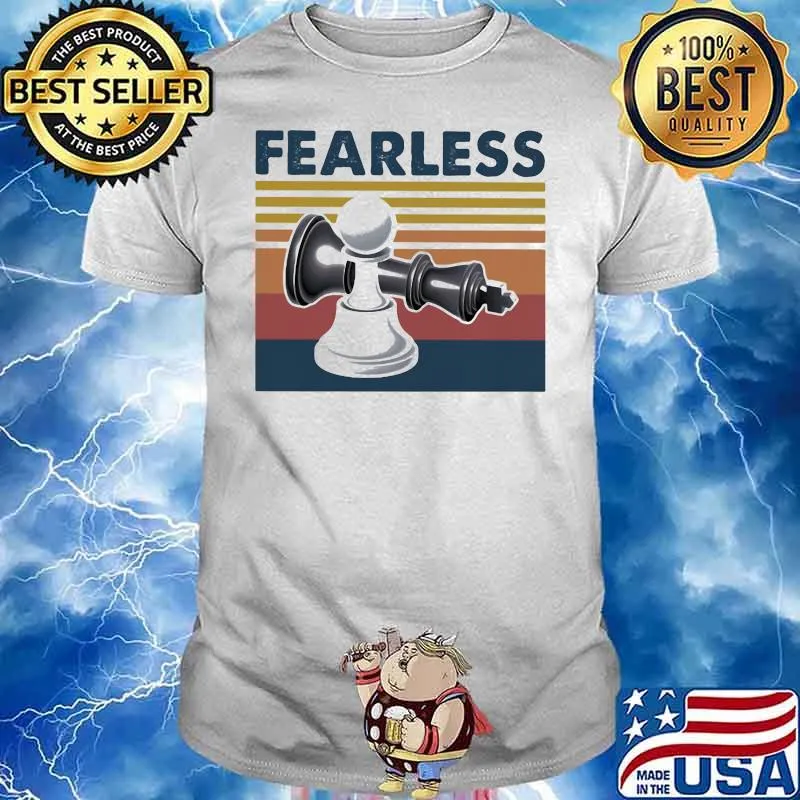 Official Fearless Play Chess Vintage Shirt