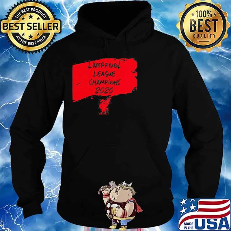 Official Liverpool League Champions 2020 Shirt Hoodie