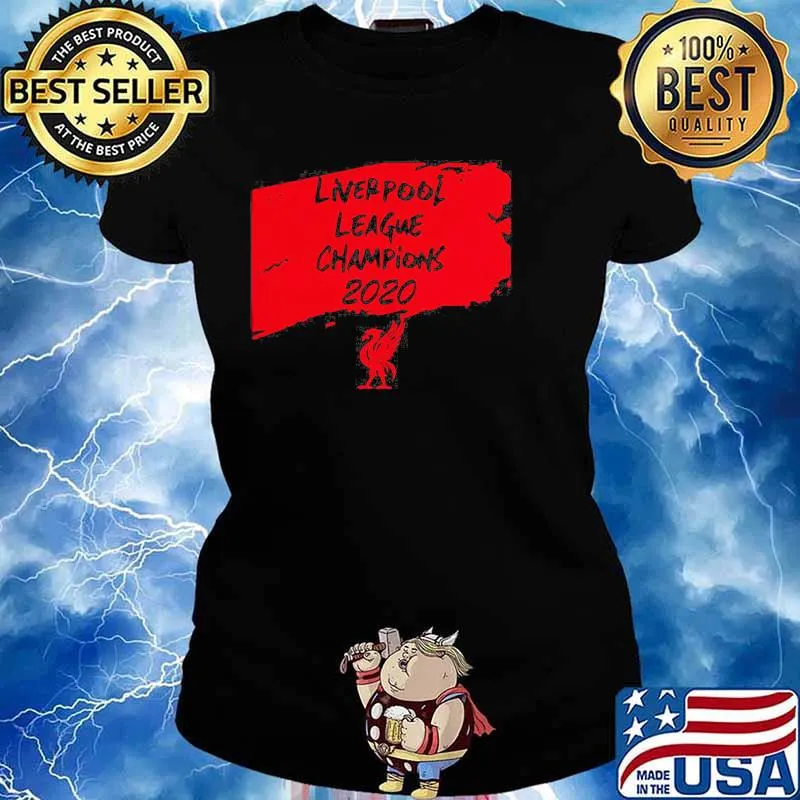 Official Liverpool League Champions 2020 Shirt Ladies tee
