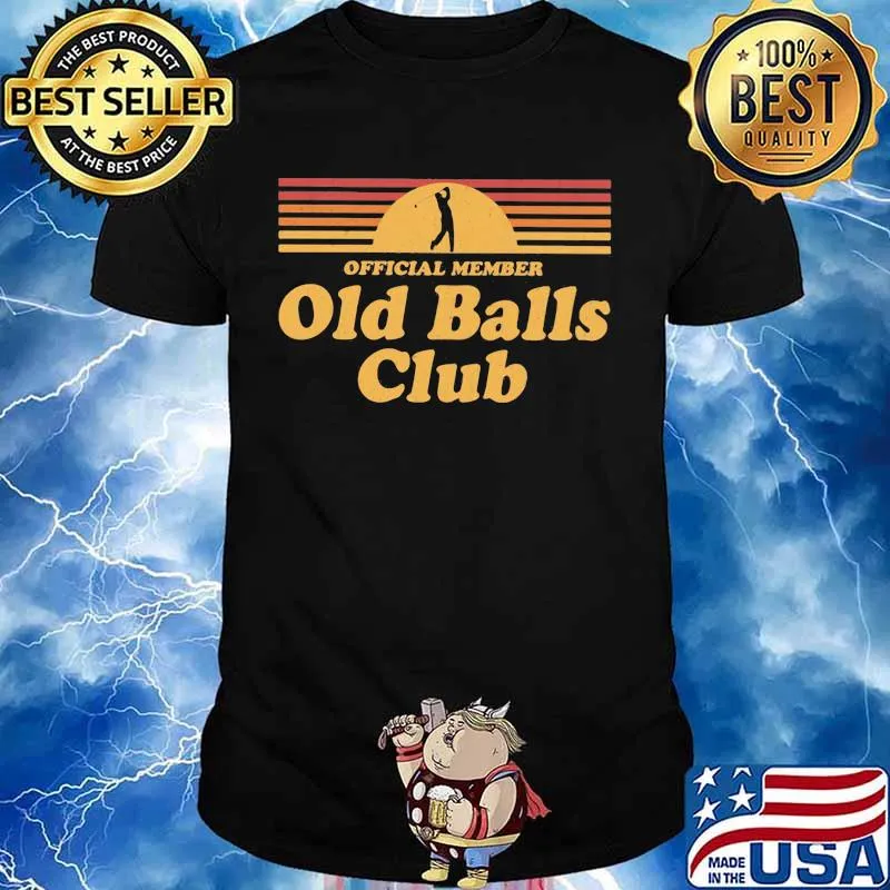 Official Member Old Balls Club Vintage Shirt