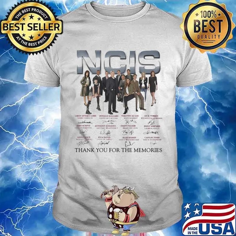 Official NCIS Thank You For The Memories Signature Shirt