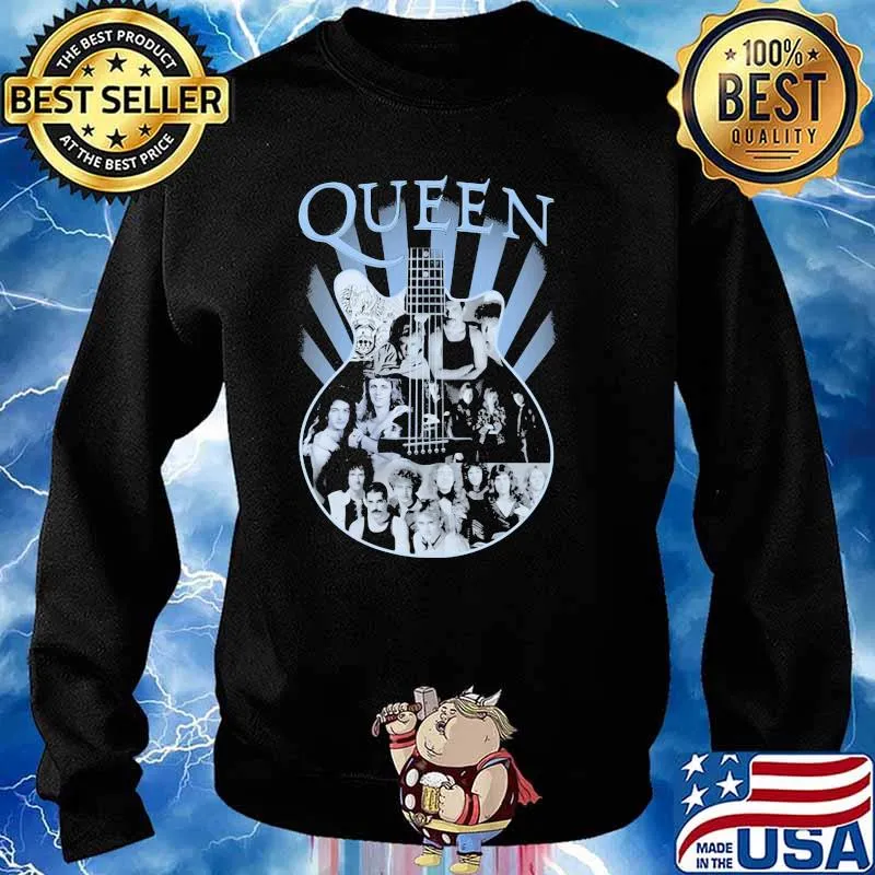 Official Queen Band Music Guitar Shirt Sweater