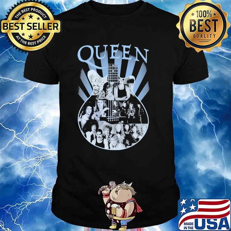 Official Queen Band Music Guitar Shirt