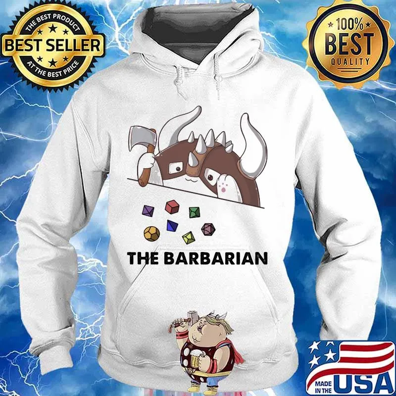 Official The Barbarian Shirt Hoodie