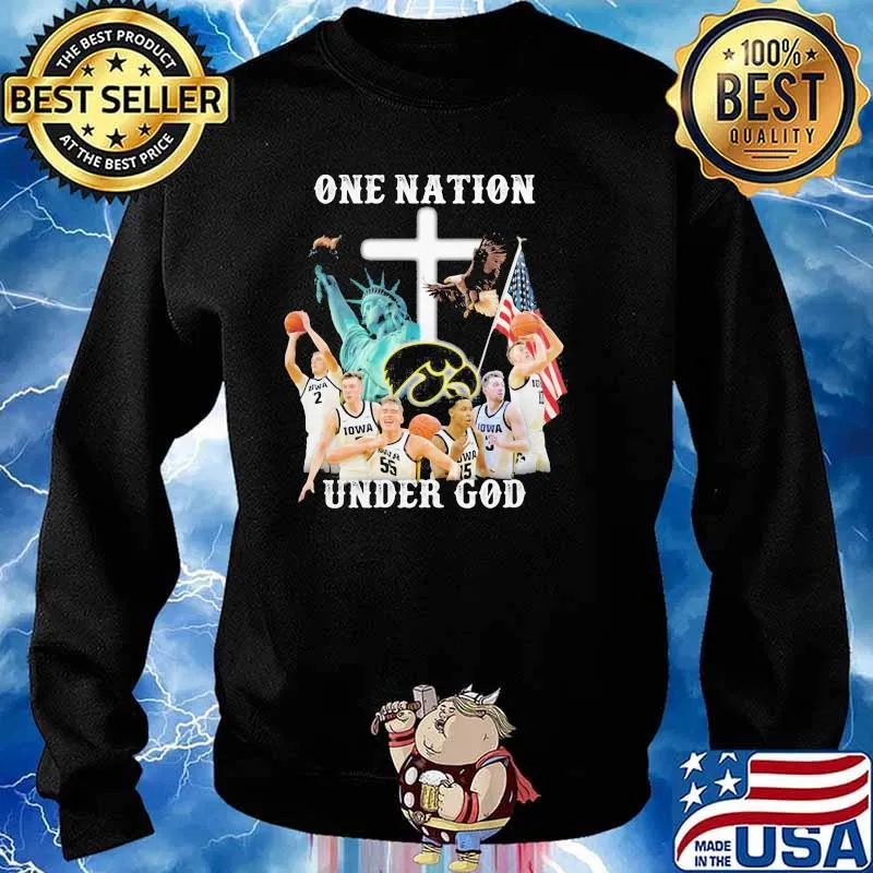 One Nation Under God Iowa Hawkeyes Shirt Sweater