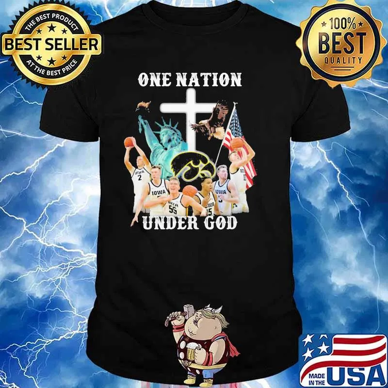 One Nation Under God Iowa Hawkeyes Shirt