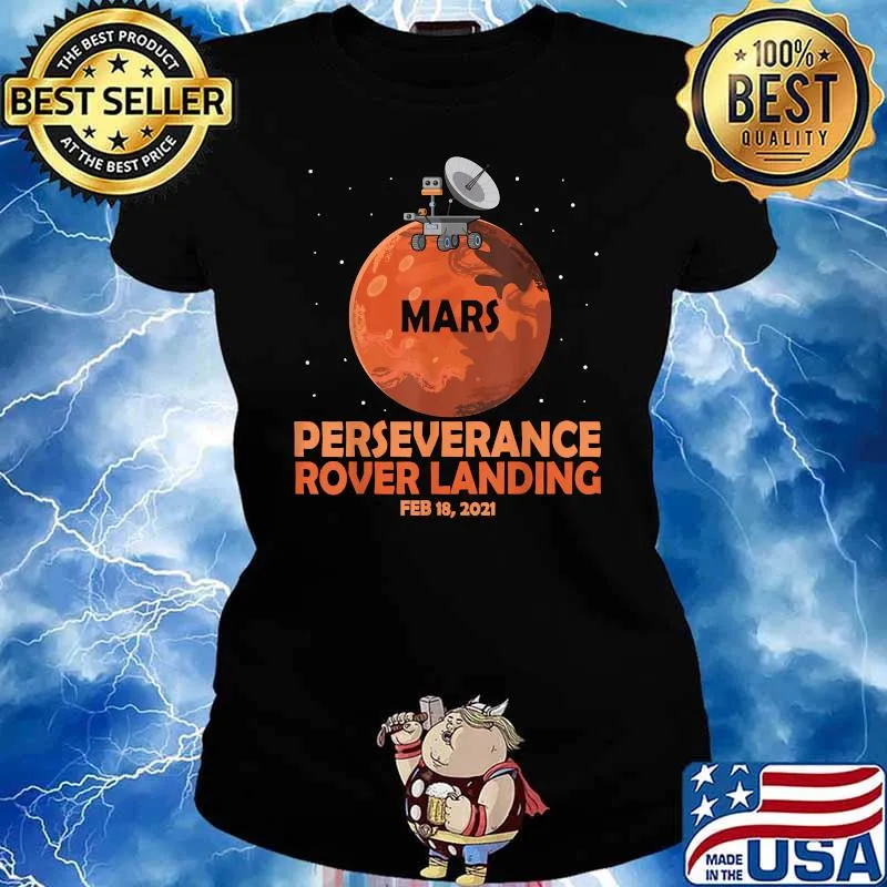 Perseverance Rover Landing Mars 2021 Shirt Ladies tee