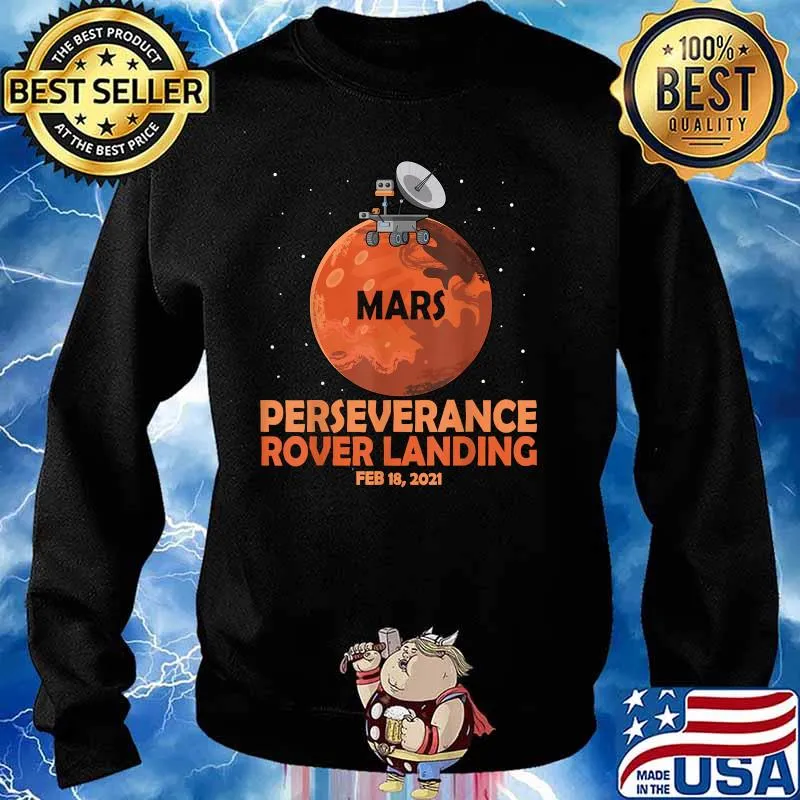 Perseverance Rover Landing Mars 2021 Shirt Sweater