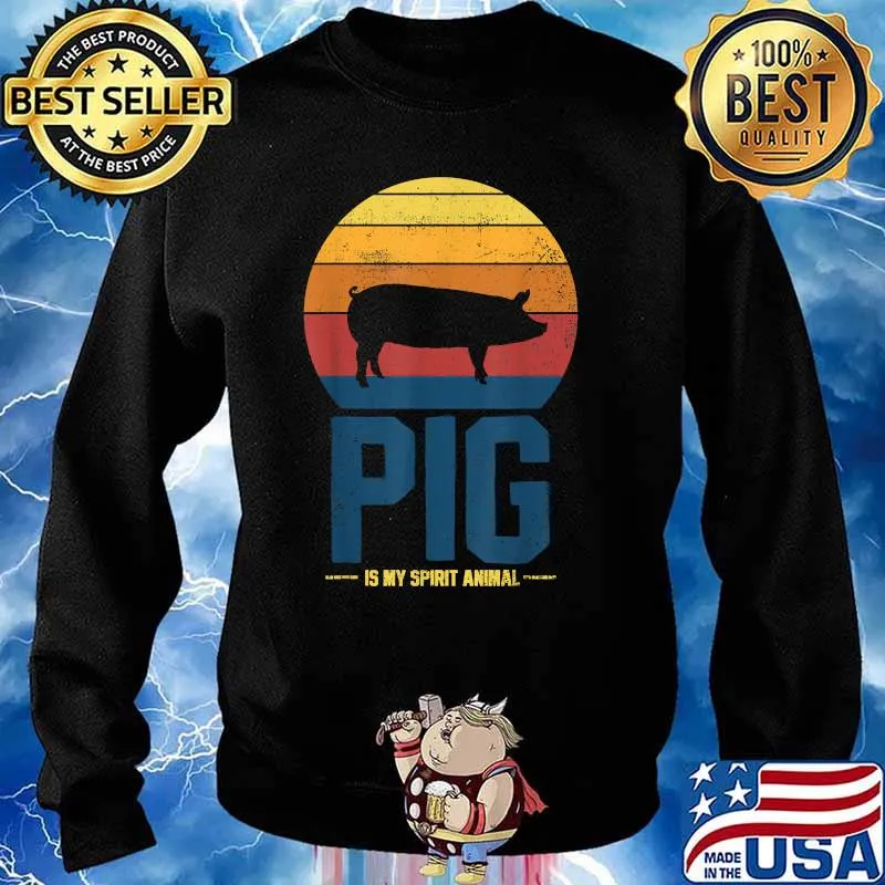 Pig Is My Spirit Vintage Shirt Sweater