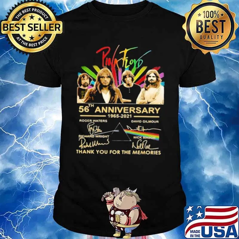 Pink Floyd 56th Anniversary 1965 2021 Signature Thank You For The Memories Shirt