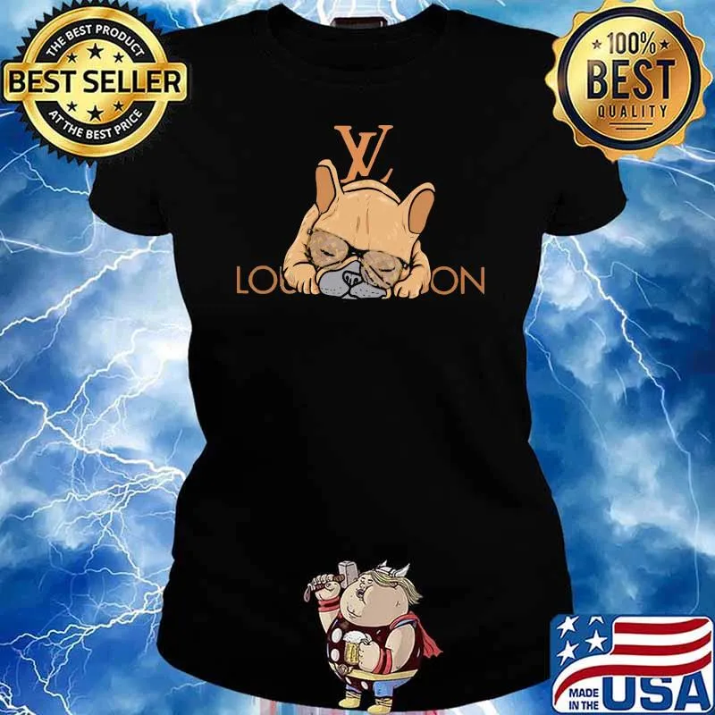 Pitbull Dog Lv Louis Vuitton Shirt Ladies tee