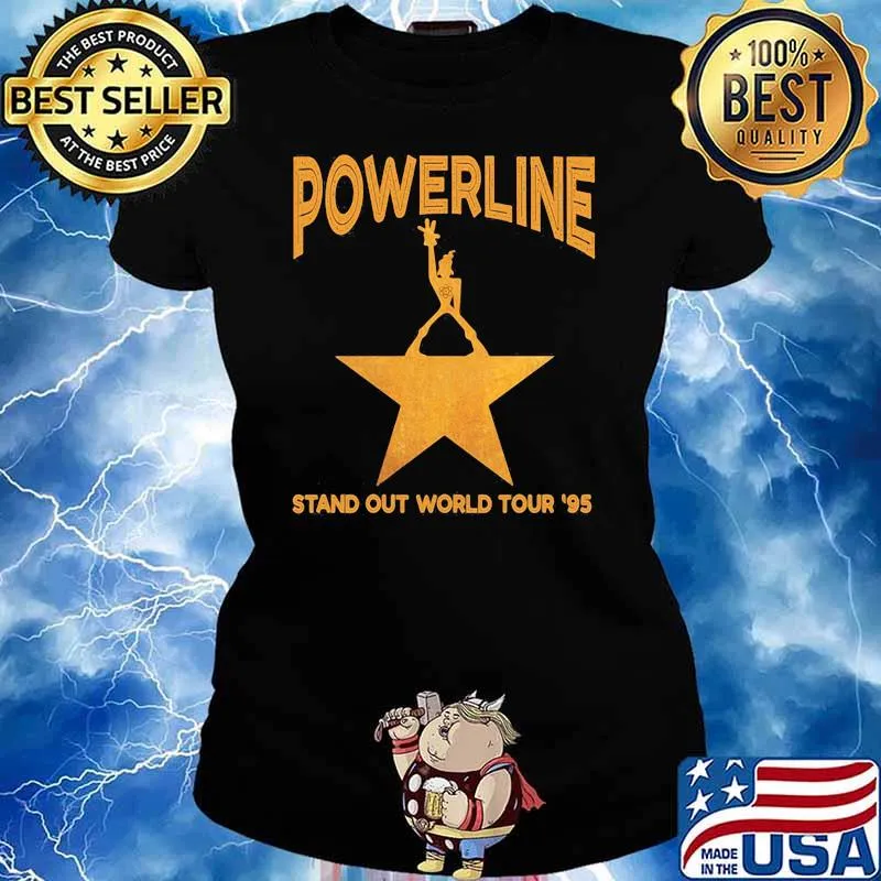 Powerline Stand Out World Tour 95 Star Shirt Ladies tee