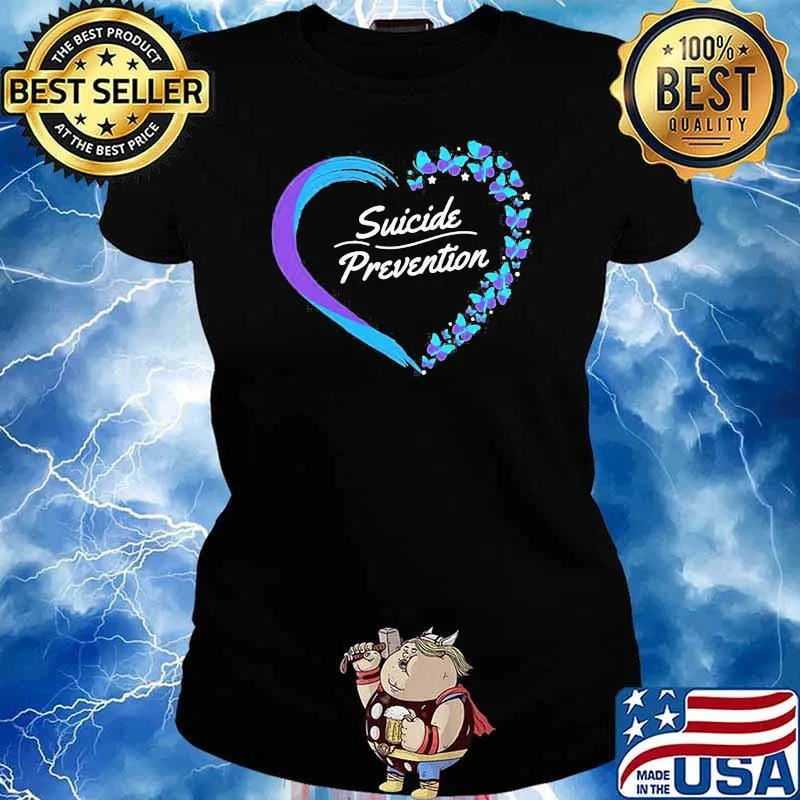 Premium Suicide Prevention Suicide Awareness Shirt Ladies tee
