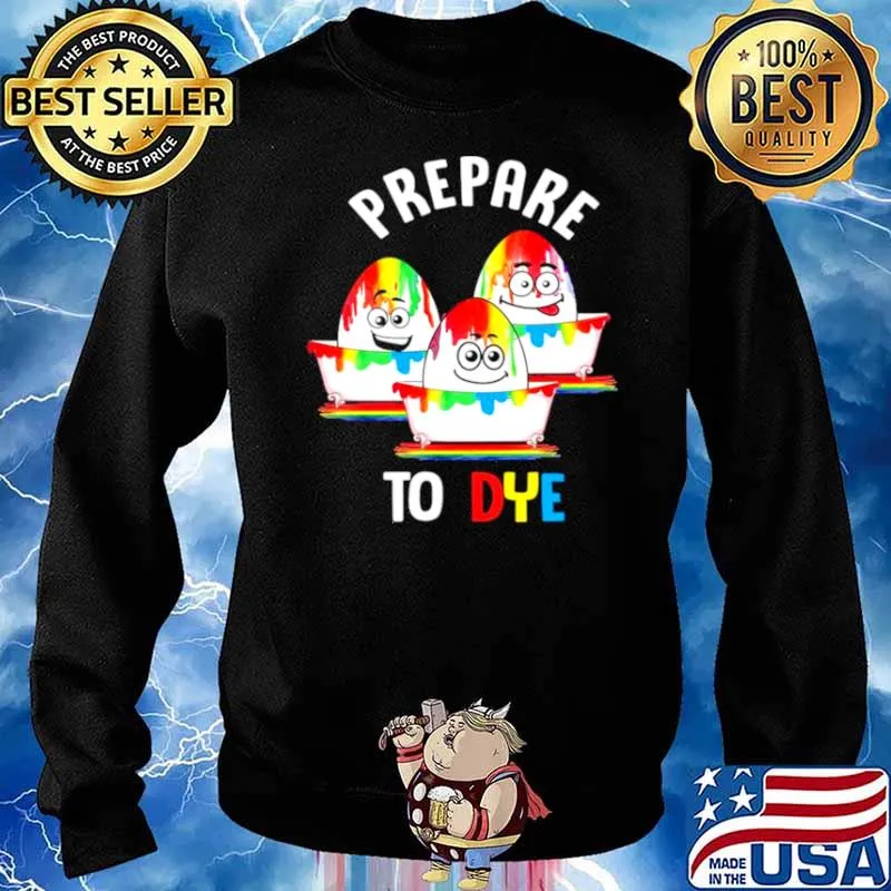Prepare To Dye Egg Hunting Easter Sweater