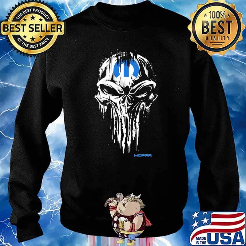 Punisher Skull Logo With Mopar Shirt Sweater