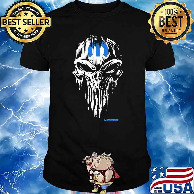 Punisher Skull Logo With Mopar Shirt