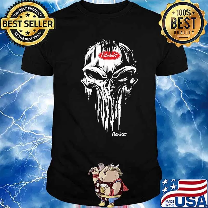 Punisher’s Skull Logo With Peterbilt Shirt