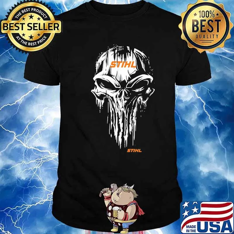 Punisher’s Skull Logo With Stihl Shirt