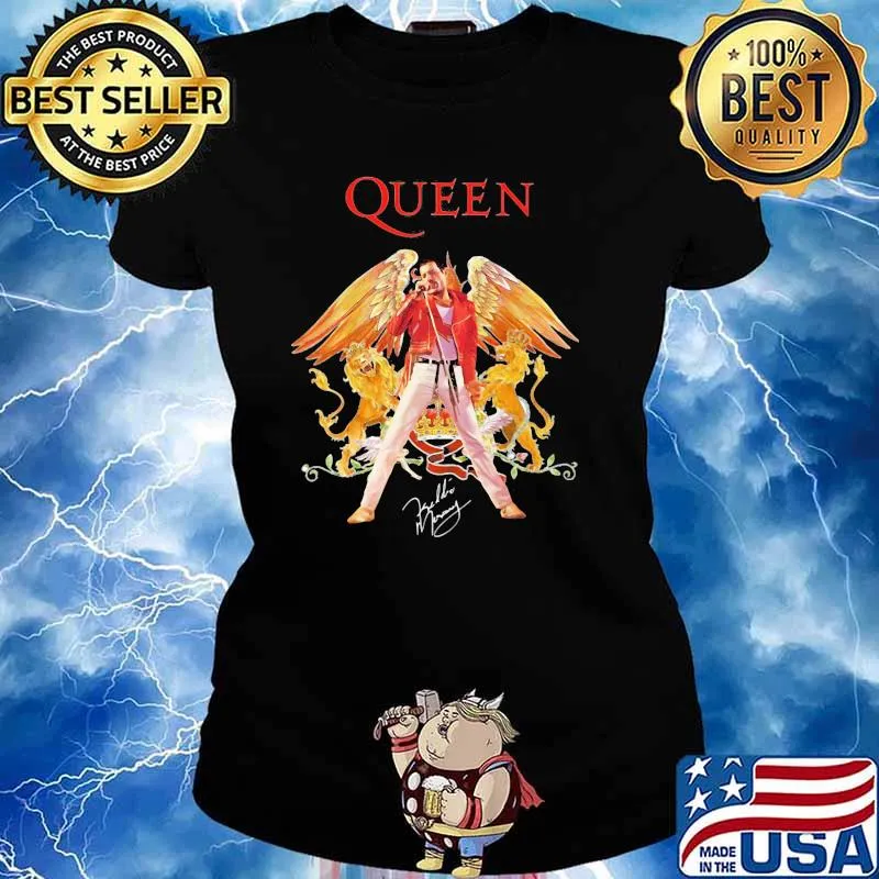 Queen Eagles Lion Signature Shirt Ladies tee
