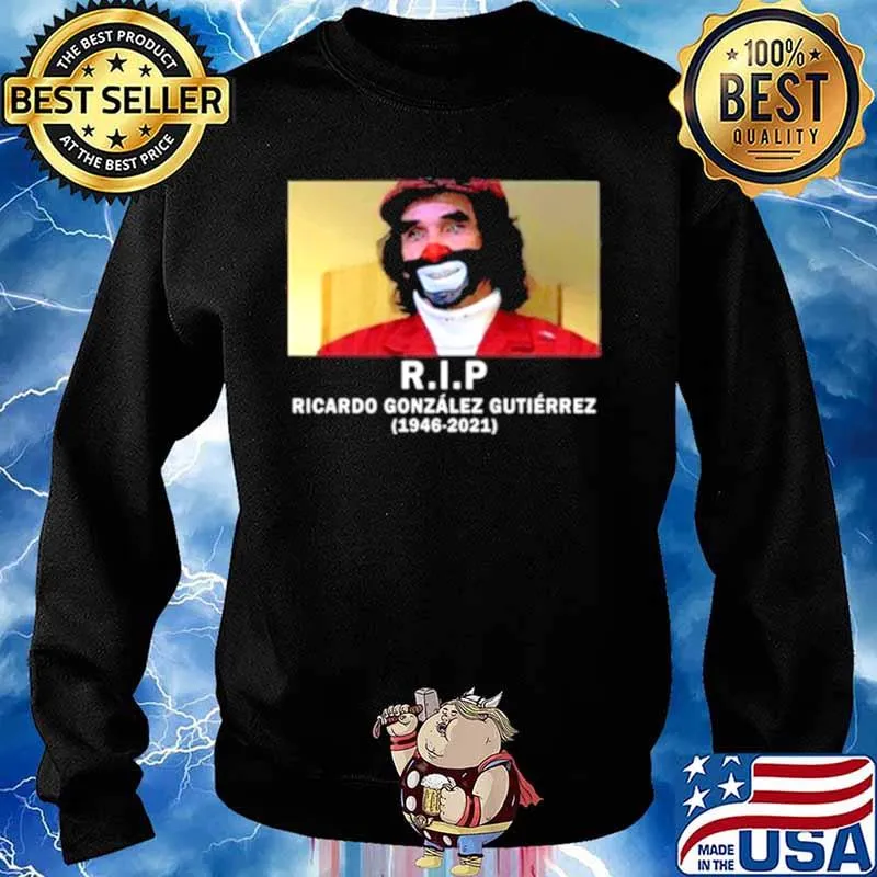 RIP Ricardo González Gutiérrez 1946 2021 Sweater