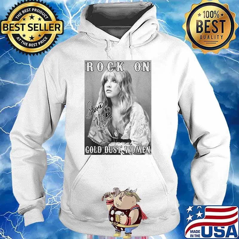 Rock On Gold Dust Women Signature Stevie Tees Nicks Shirt Hoodie