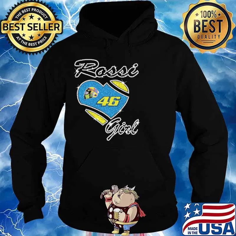 Rossi Girl Legend Motogp Love Heart Shirt Hoodie