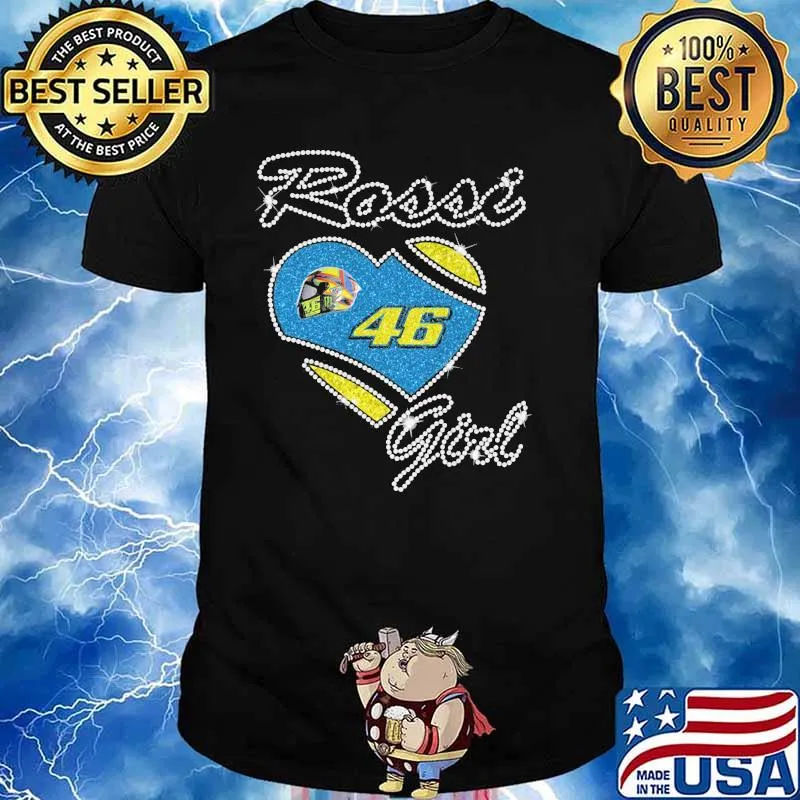Rossi Girl Legend Motogp Love Heart Shirt