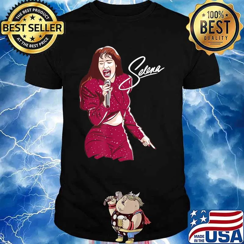 Selenas 80s Quintanilla Funny Music Signature Shirt