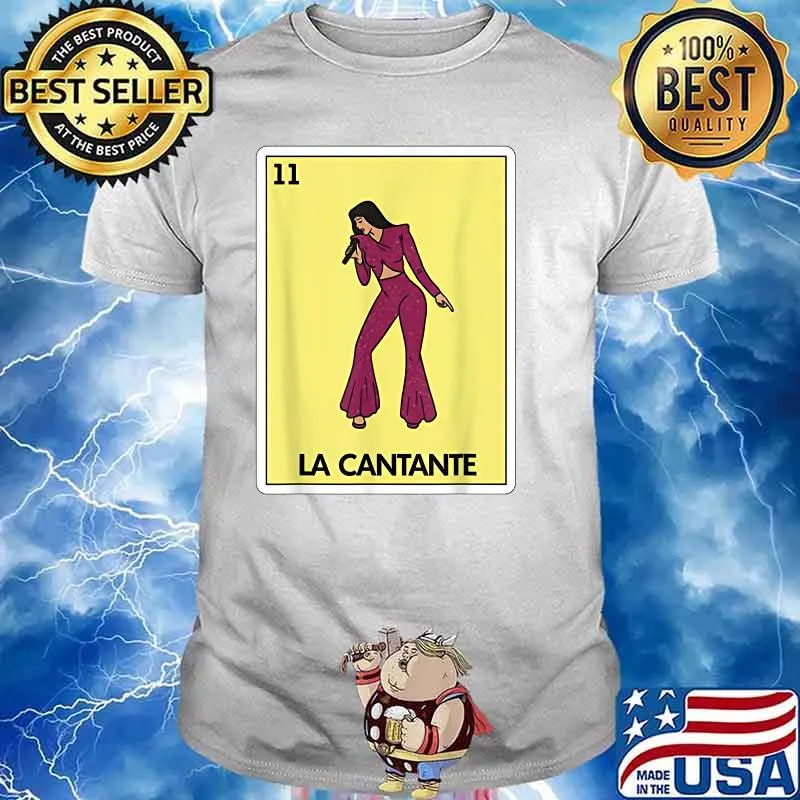 Selenas Quintanilla La Cantante Lottery Mexican Lottery Shirt