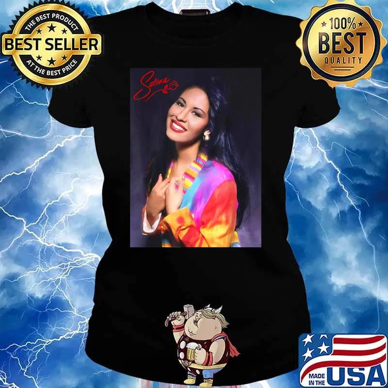 Selenas Quintanilla Music Signature Shirt Ladies tee