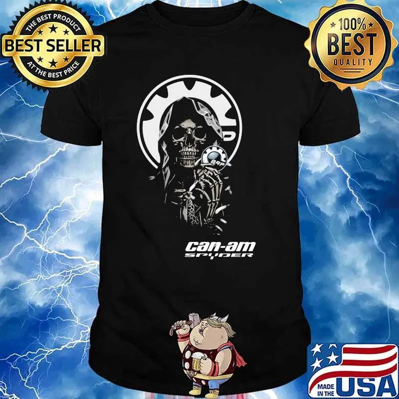 Skull Hug Can Am Spyder Brp Logo Shirt