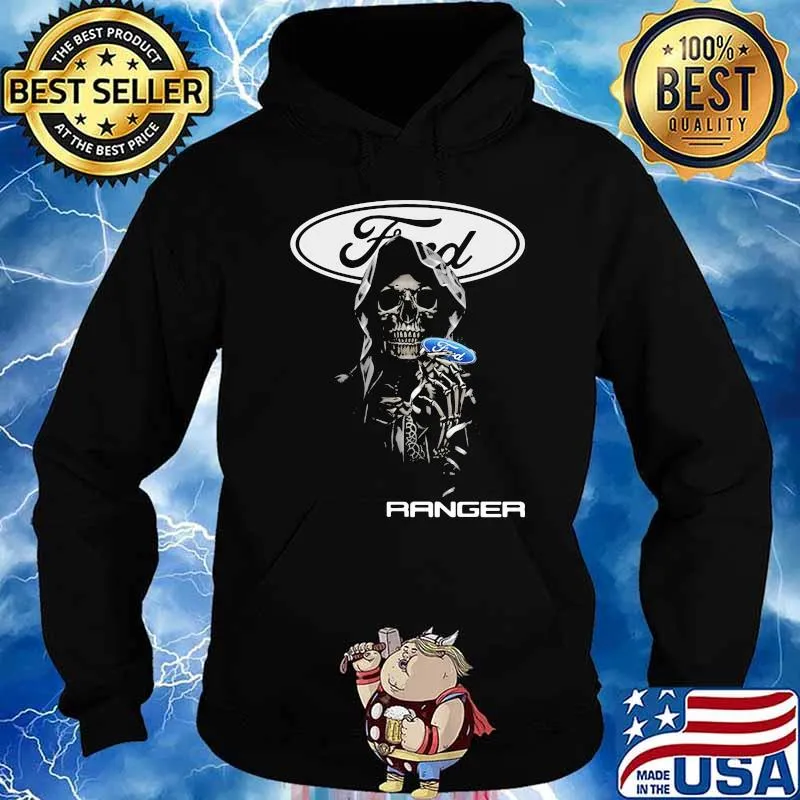 Skull Hug Ranger Logo Shirt Hoodie