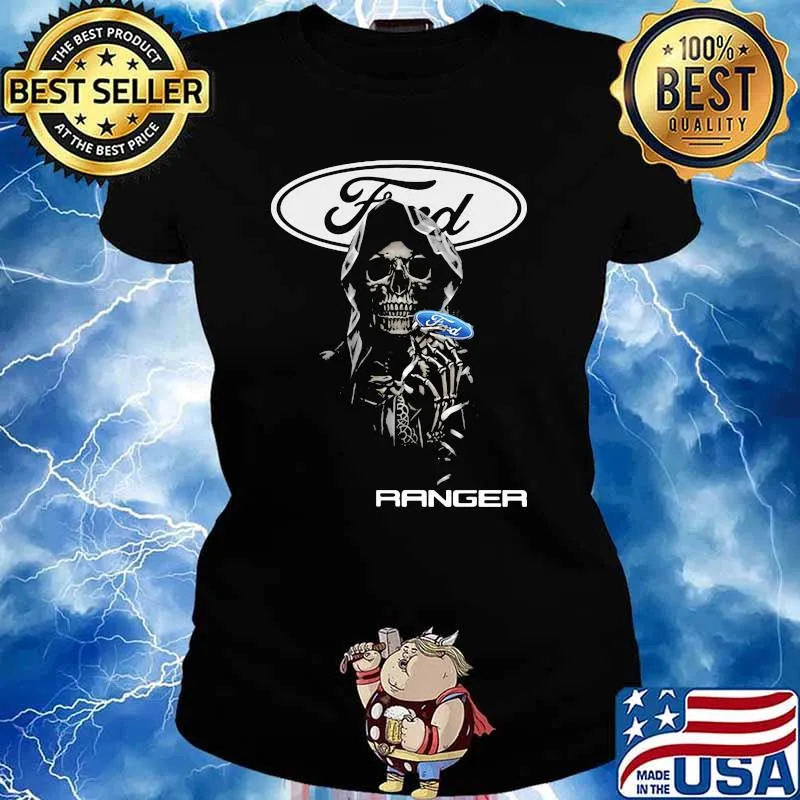 Skull Hug Ranger Logo Shirt Ladies tee